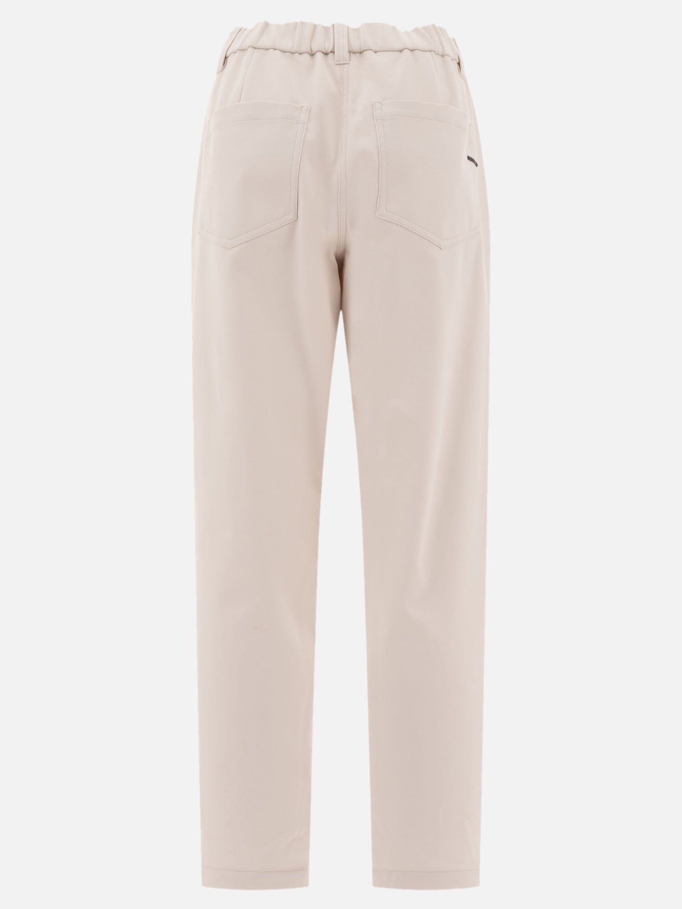 "Shiny Bartack" baggy trousers