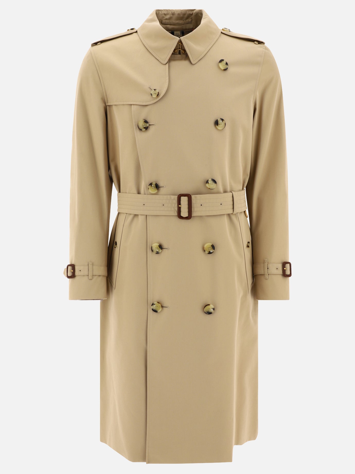 Raincoats & Trench coats Solid colour  Beige - Burberry Men | PDP | VIETTI Online Store | Zoom-Modal
