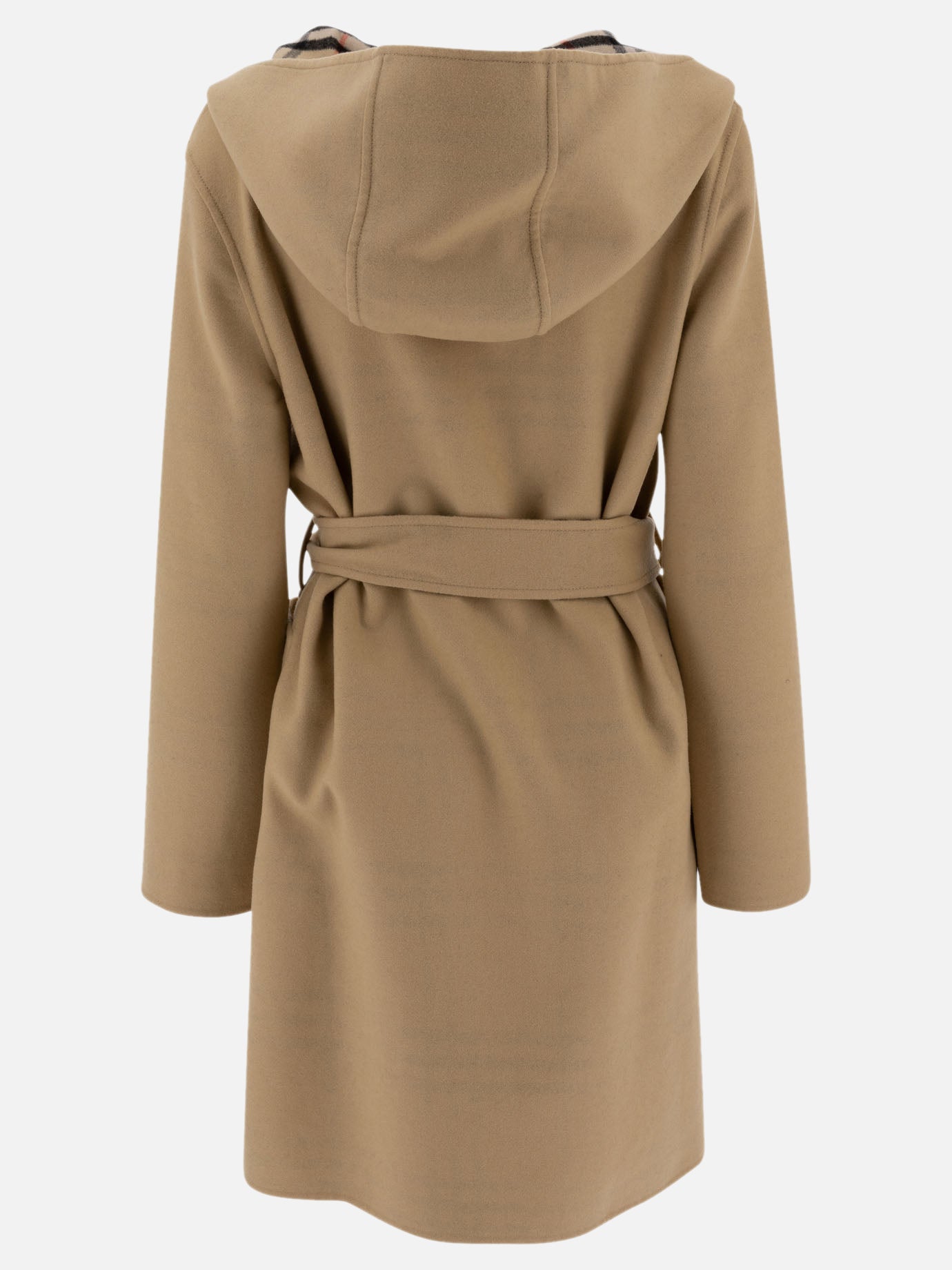 Long coats Check  Beige - Burberry Women | PDP | VIETTI Online Store | thumbnail_3