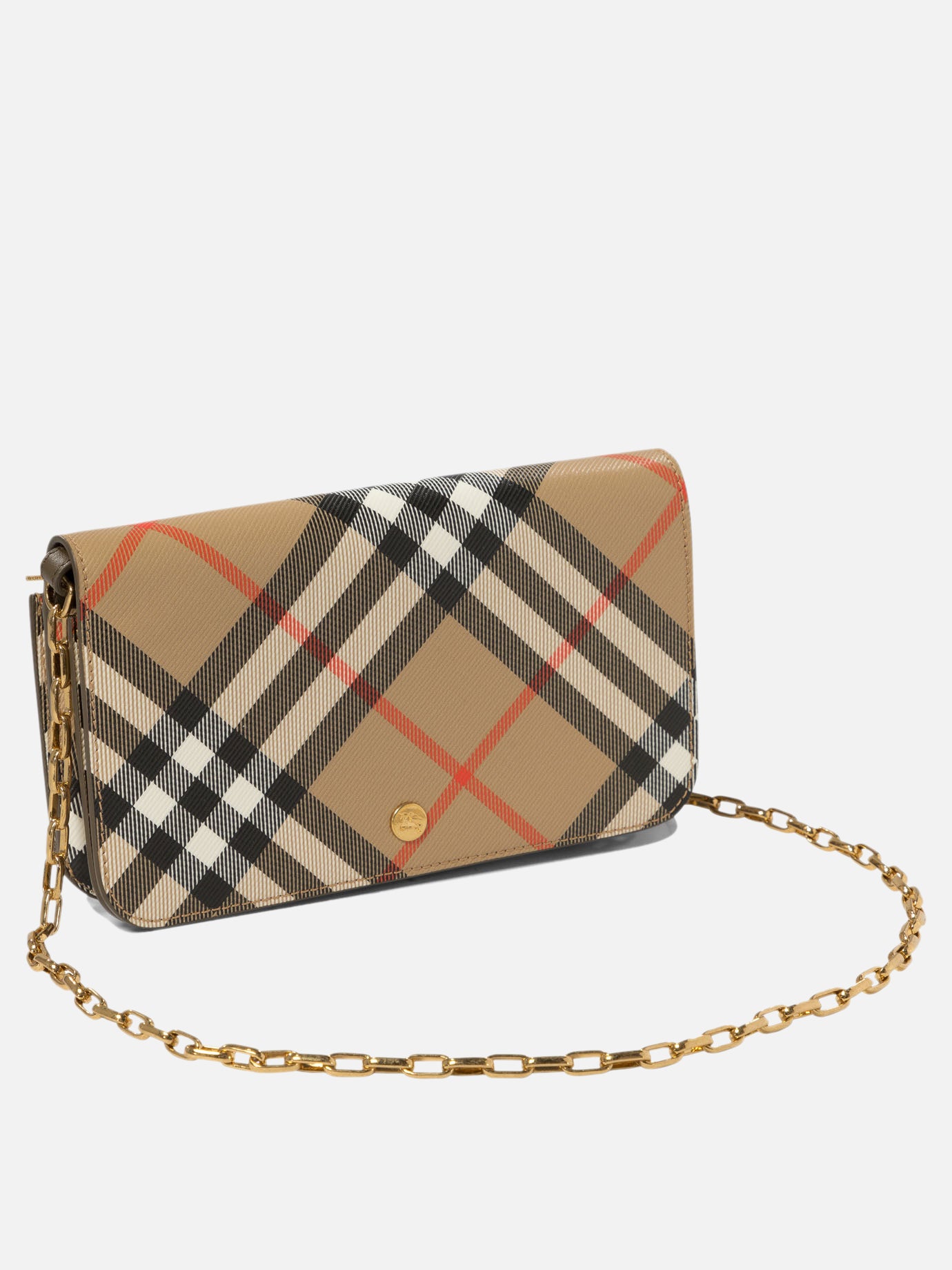 Burberry "Check" crossbody bag Beige