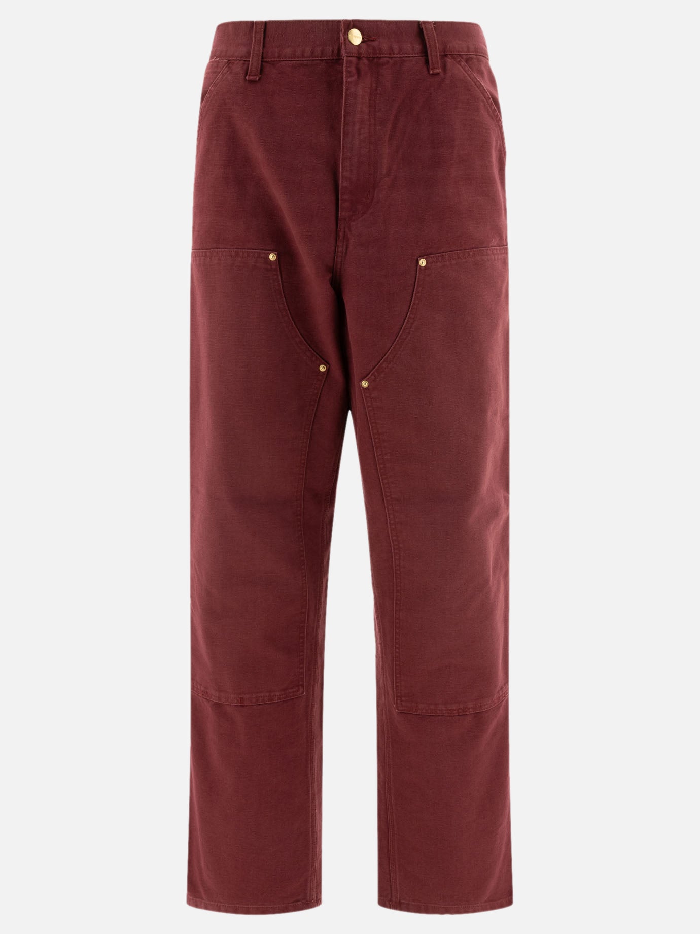 Carhartt WIP "Double Knee" trousers Bordeaux