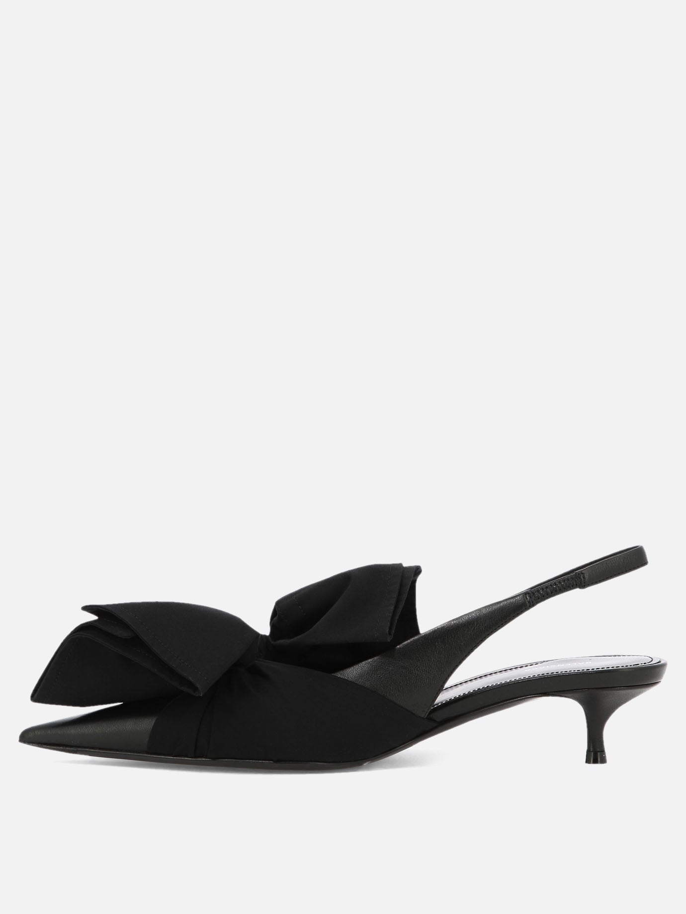 Slingback 70% lamb leather 30% cotton - 100% leather  Nero - Balenciaga Donna | PDP | VIETTI Online Store | thumbnail_3