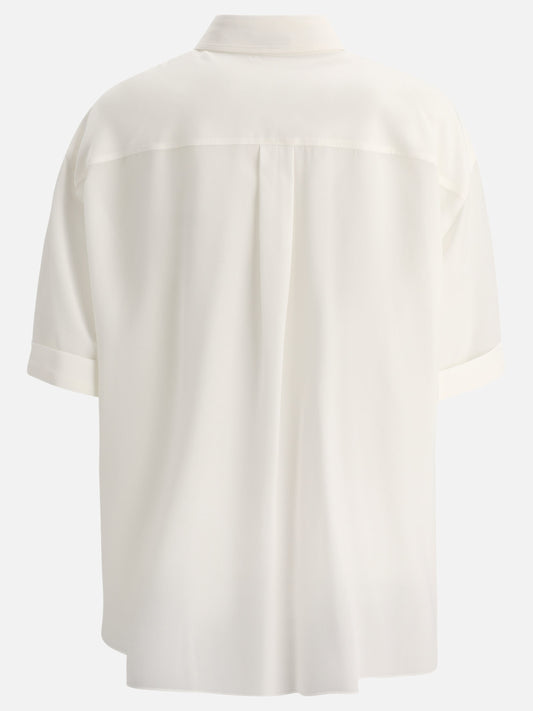 Camicie casual Solid colour  Bianco - Brunello Cucinelli Donna | PLP | VIETTI Online Store | 2
