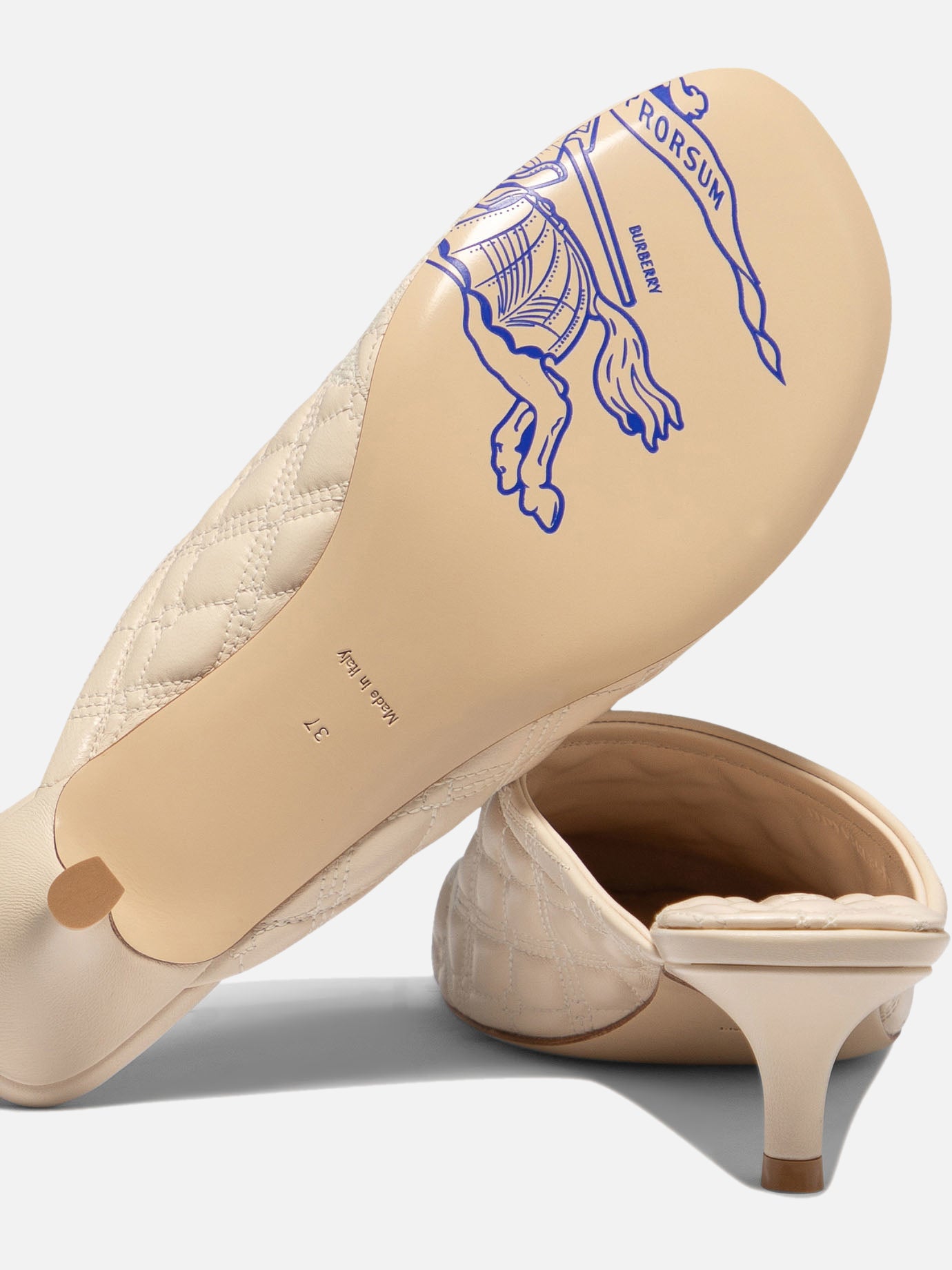Burberry Mule &quot;Sadler&quot; 45 mm 12098665_36 Beige thumbnail_5