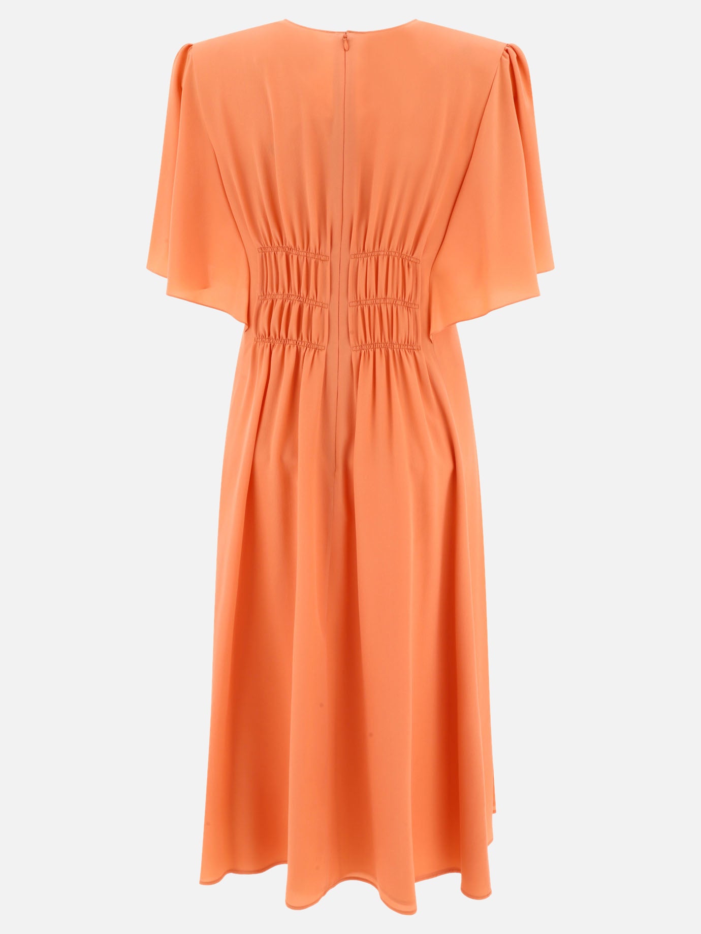 Abiti midi Solid colour  Arancione - Chloé Donna | PDP | VIETTI Online Store | thumbnail_2