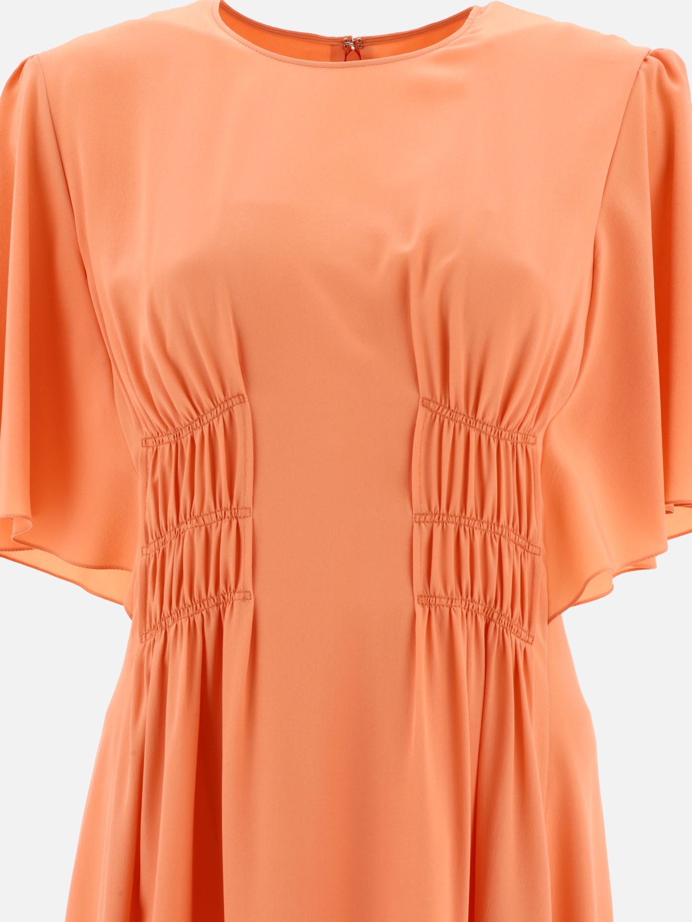 Abiti midi Solid colour  Arancione - Chloé Donna | PDP | VIETTI Online Store | thumbnail_3