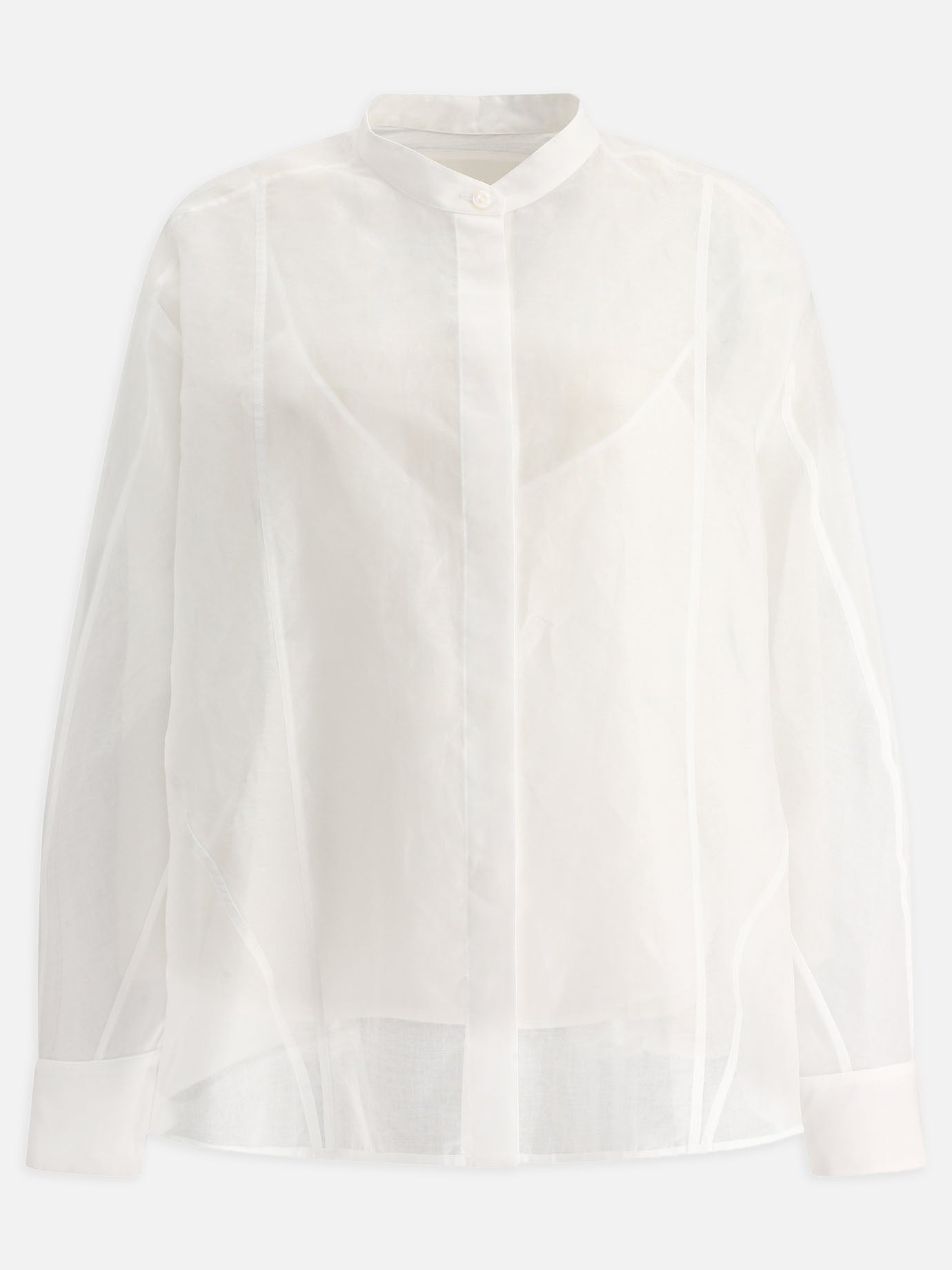 Camicie casual Solid colour  Bianco - Jil Sander Donna | PDP | VIETTI Online Store | Zoom-Modal
