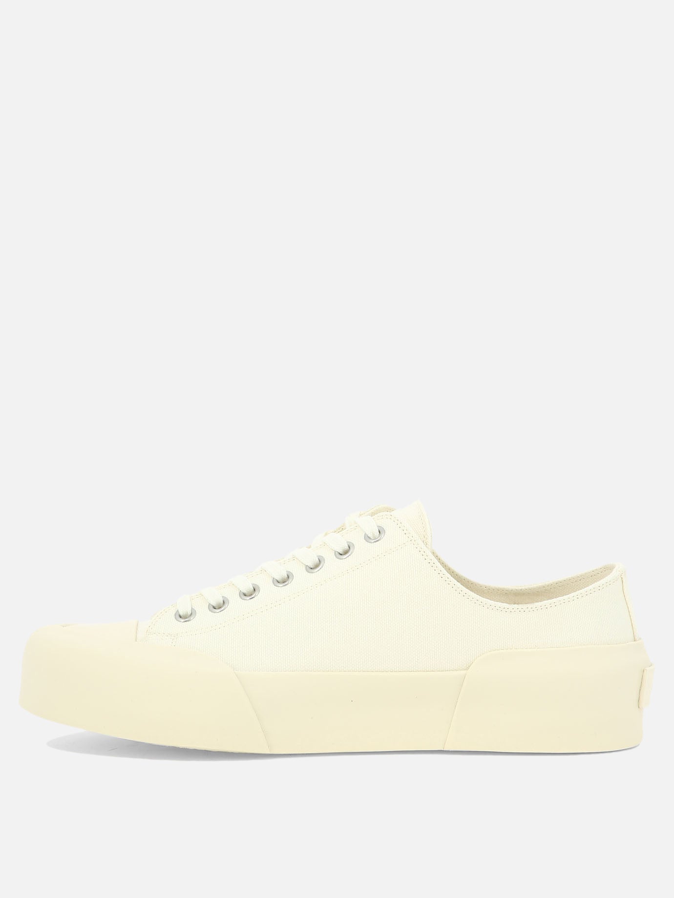 Sneaker basse 100% cotton - 100% rubber  Bianco - Jil Sander Donna | PDP | VIETTI Online Store | thumbnail_3