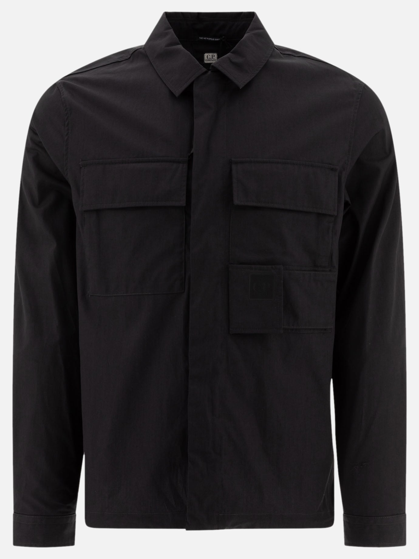 C.P. Company "The Metropolis Serie Utility" gabardine overshirt Black