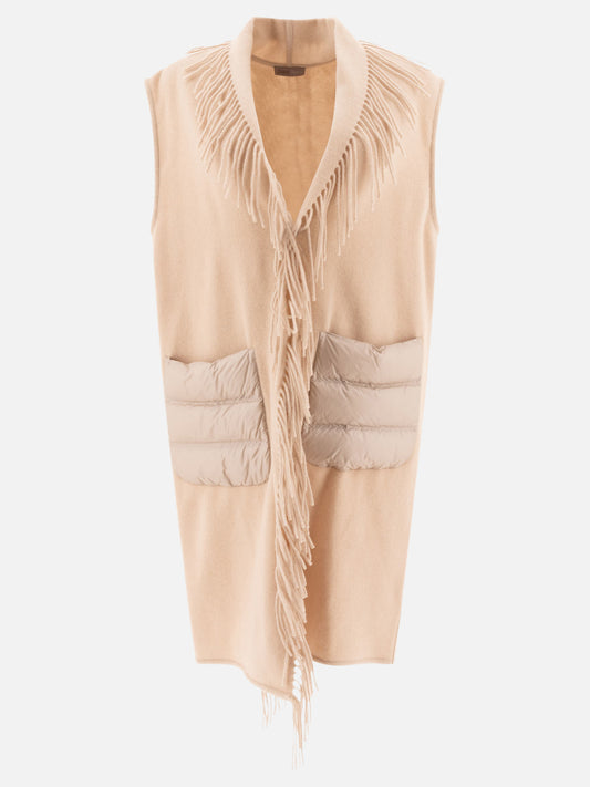 "Resort" sleeveless coat