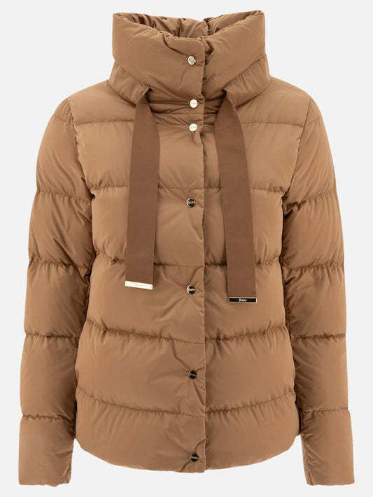 Herno Satin down jacket Brown