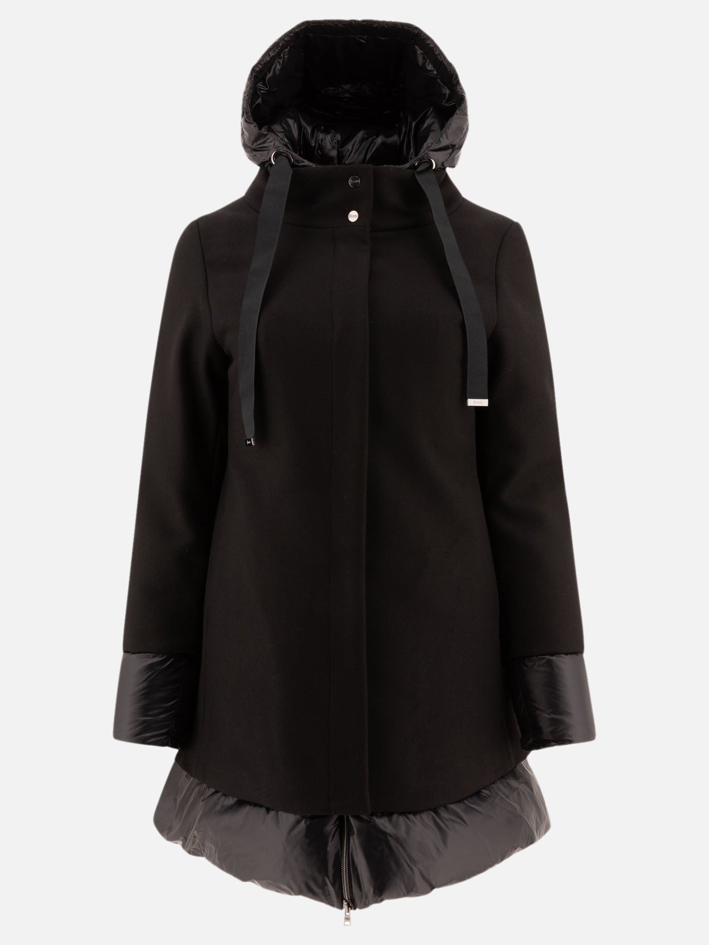 Down coats Solid colour  Black - Herno Women | PDP | VIETTI Online Store | Zoom-Modal
