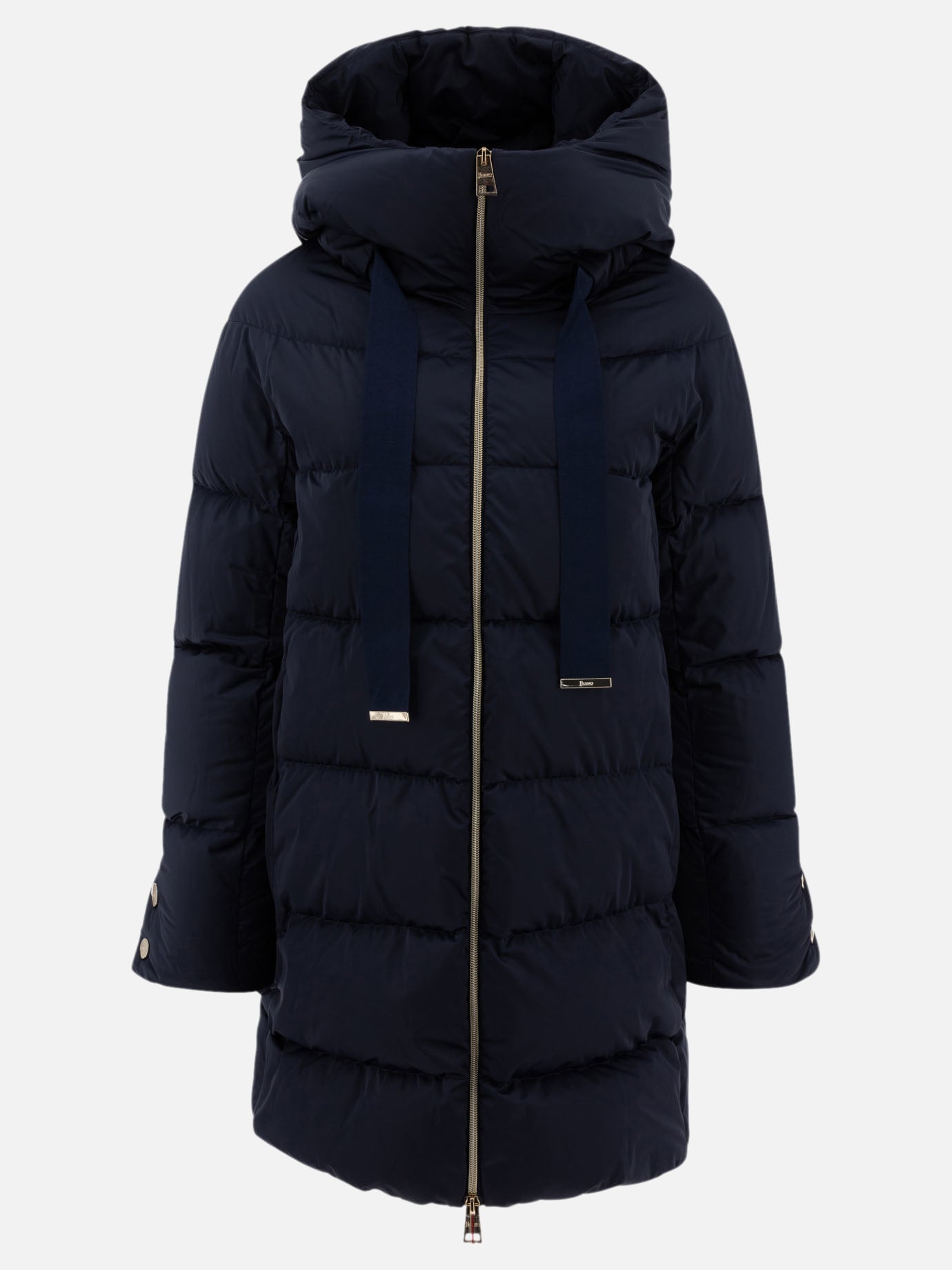 Down coats Solid colour  Blue - Herno Women | PDP | VIETTI Online Store | thumbnail
