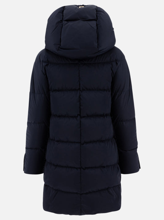 Down coats Solid colour  Blue - Herno Women | PLP | VIETTI Online Store | 2
