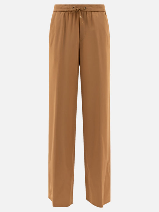 Herno Satin trousers Beige