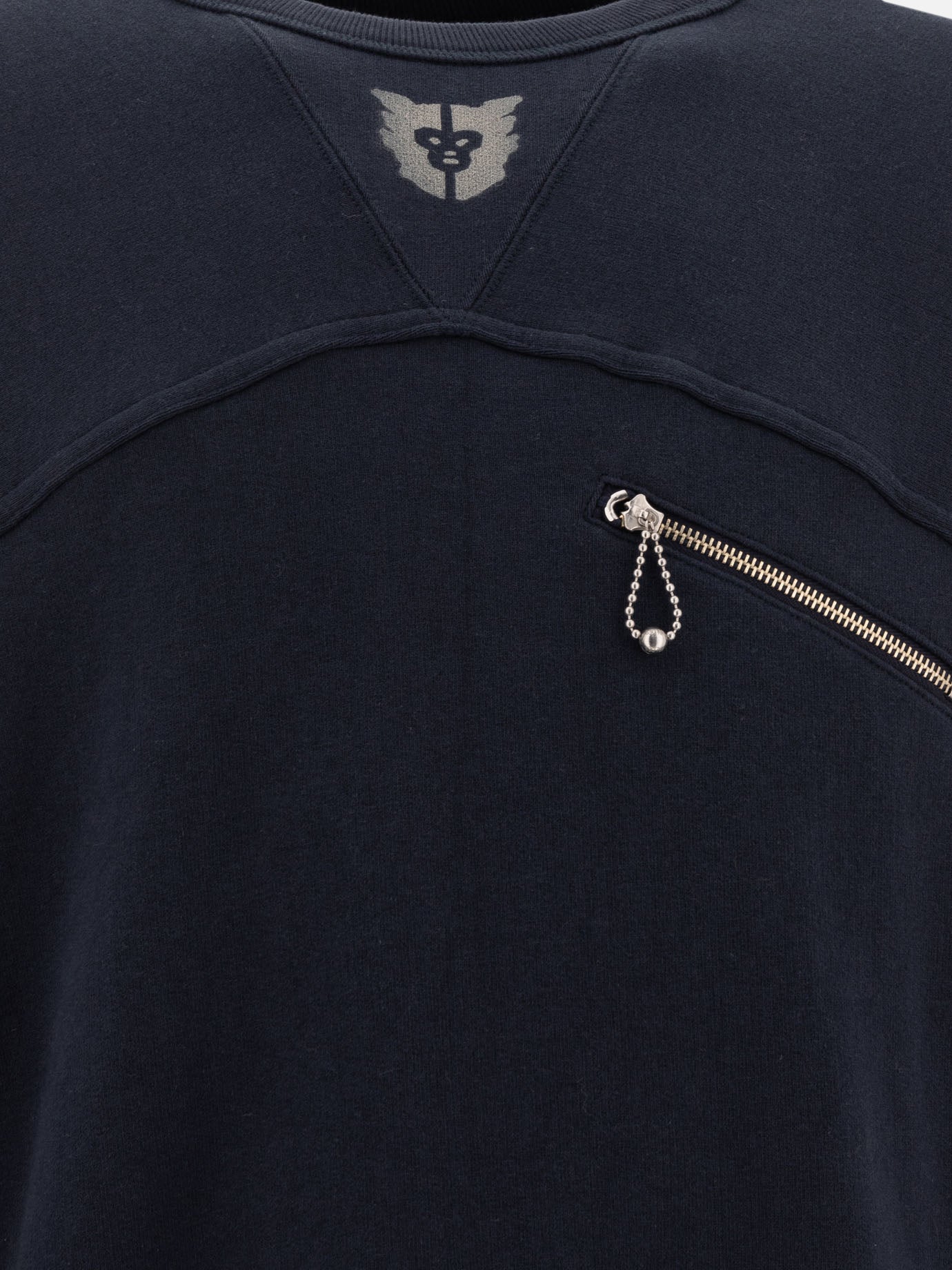 Human Made Sweatshirt with zipper detail Black