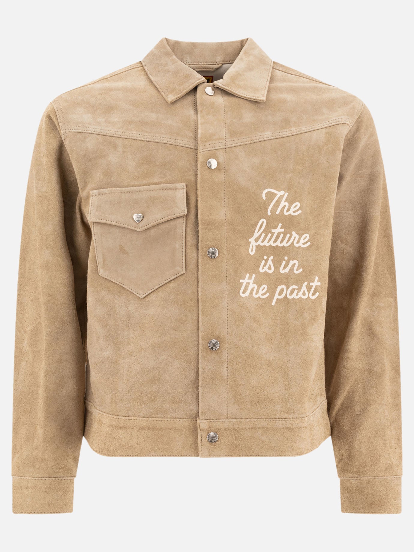 Human Made Giacca in pelle scamosciata 13552043_L Beige thumbnail_1