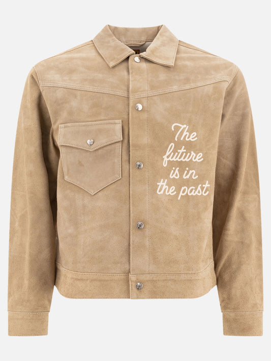 Human Made Giacca in pelle scamosciata 13552043_L Beige 1
