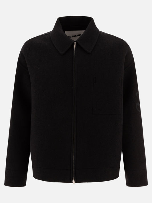 Jil Sander Wool coat Black