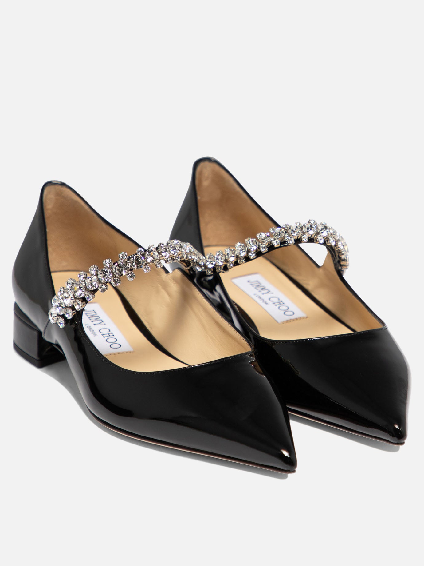 Mary Jane ballet flats 100% patent leather - 100% leather  Black - Jimmy Choo Women | PDP | VIETTI Online Store | thumbnail_2