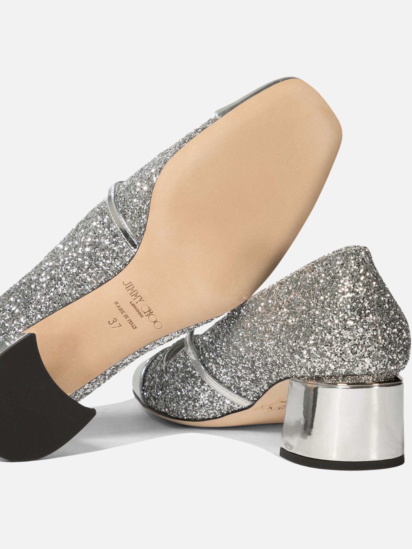 "Elisa 45" glittered pumps