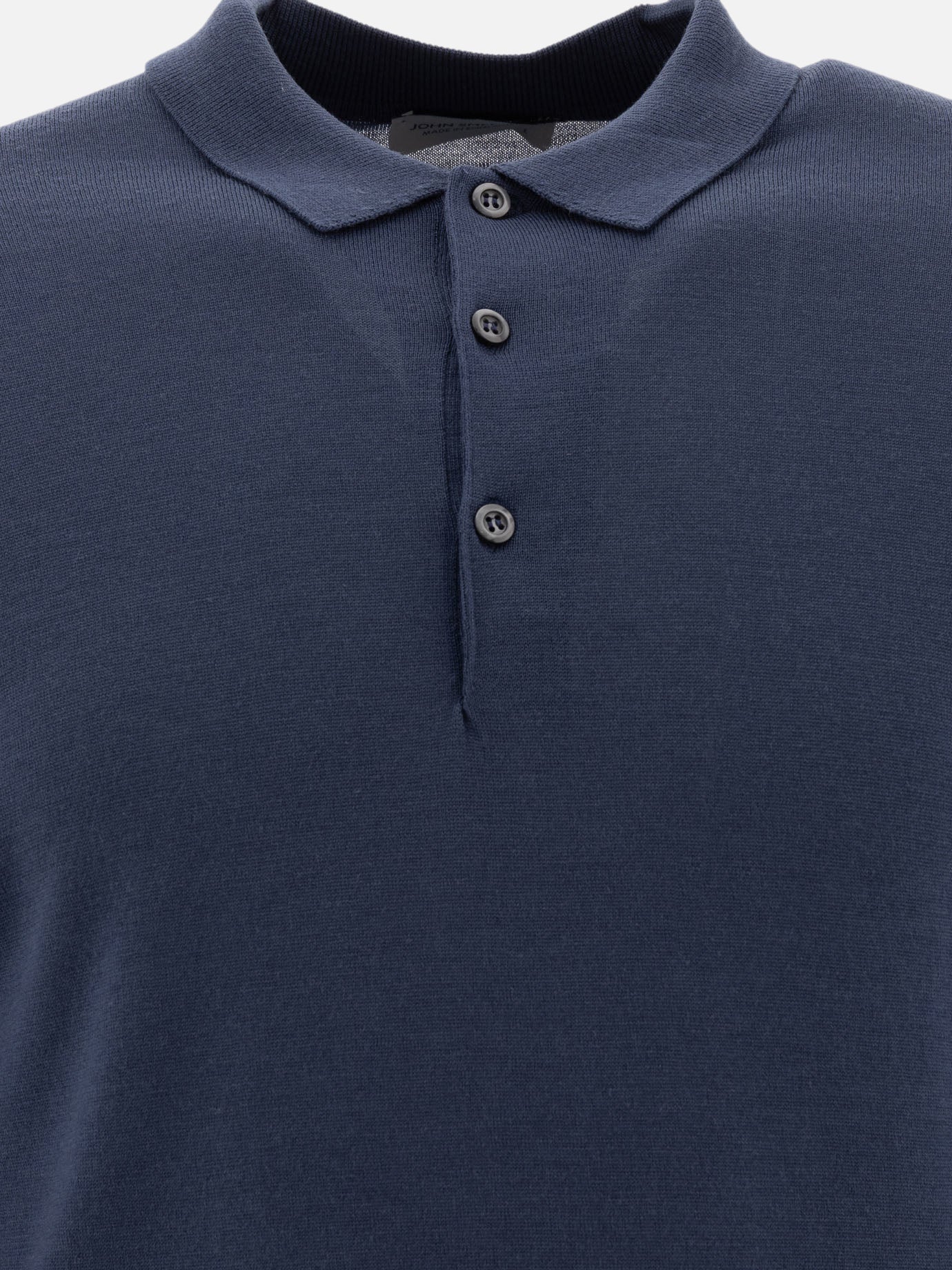 John Smedley "Belper" polo shirt Blue