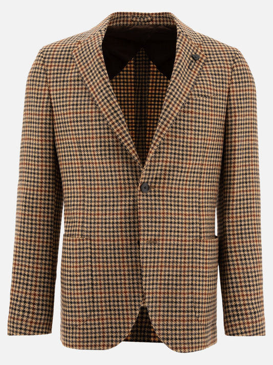 Blazers Houndstooth  Beige - Lardini Men | PLP | VIETTI Online Store 
