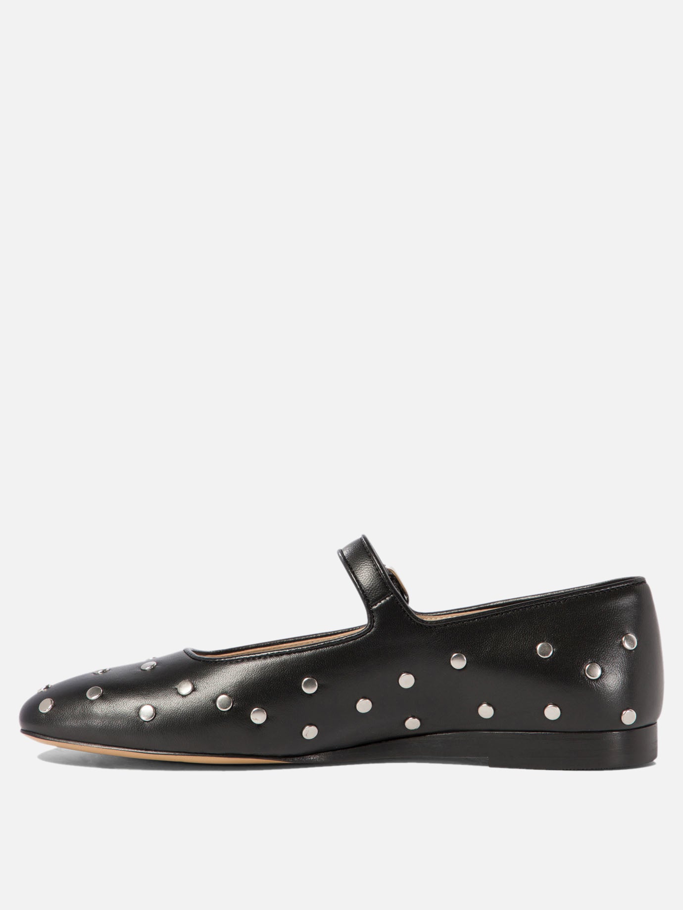 Mary Jane studded ballet flats