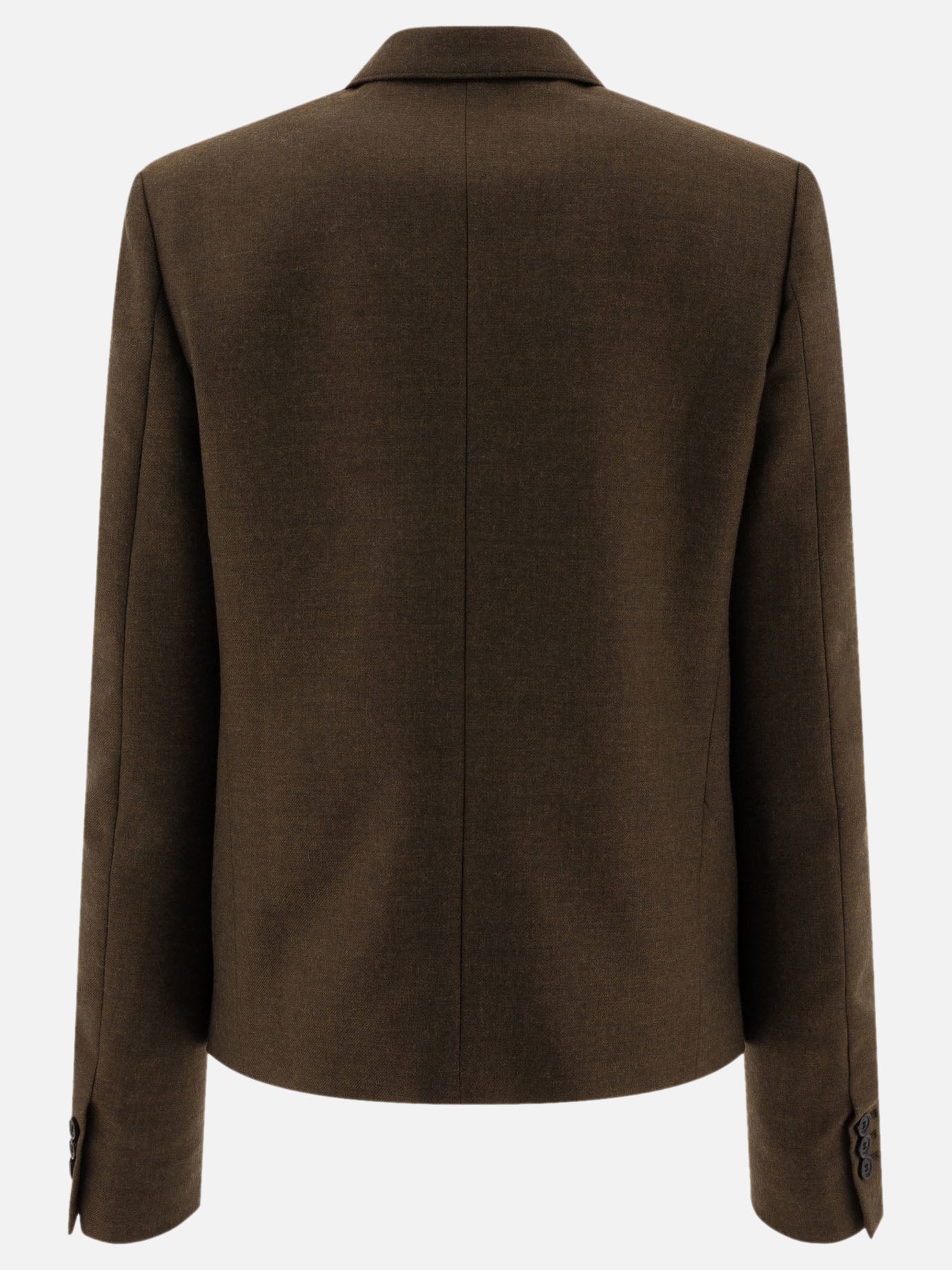 Loewe Double-breasted wool blazer Green