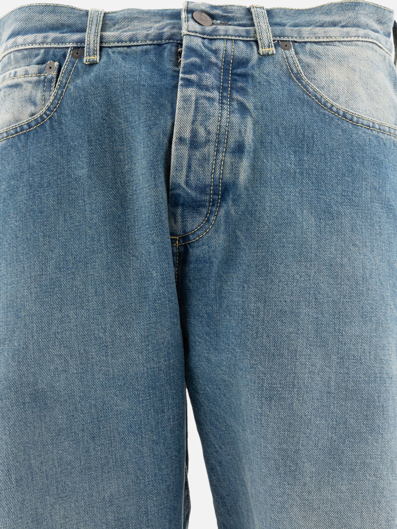 Maison Margiela Diagonal seam jeans Blue