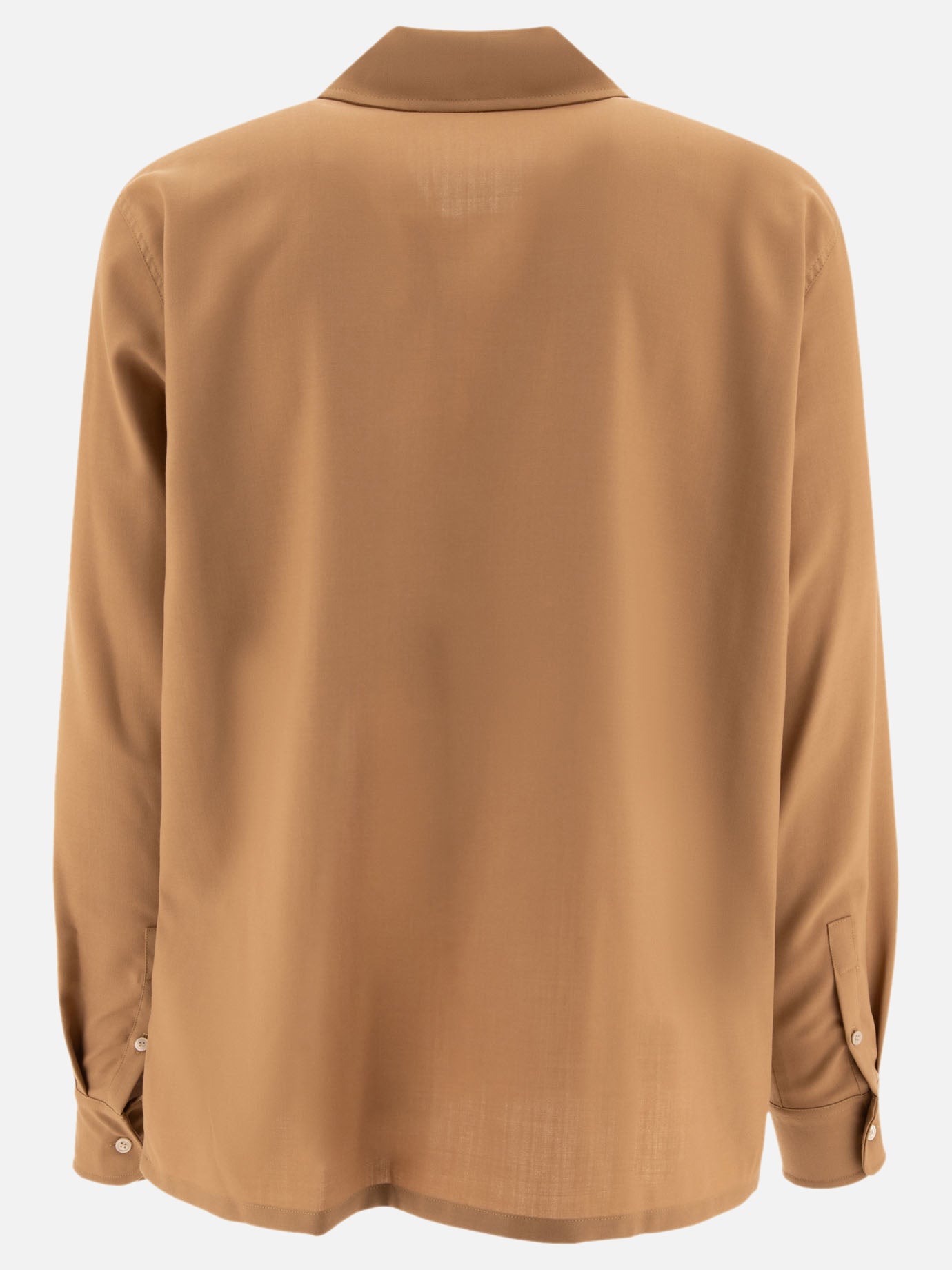 Marni Shirt with embroidered logo Beige