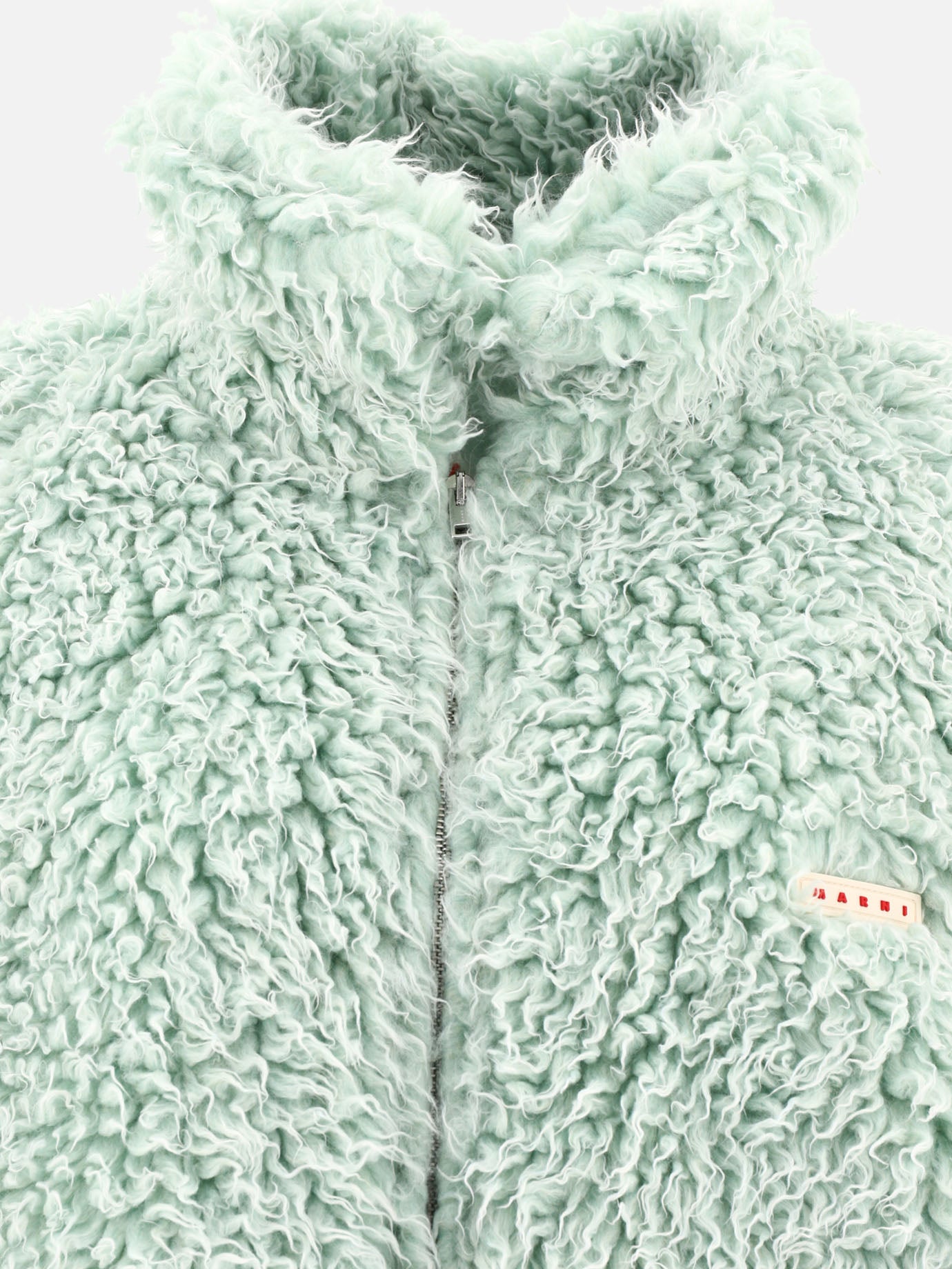 Shearling jackets Solid colour  Light blue - Marni Men | PDP | VIETTI Online Store | thumbnail_3
