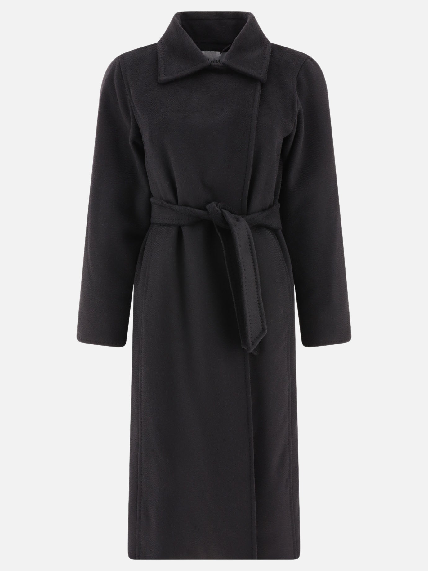Long coats Solid colour  Black - Max Mara Women | PDP | VIETTI Online Store | Zoom-Modal

