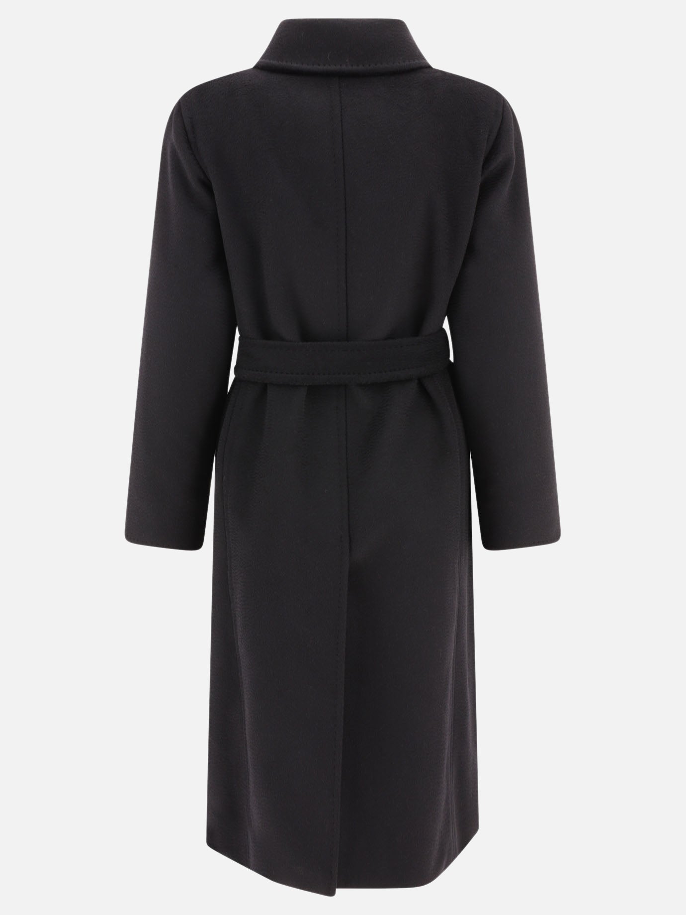 Long coats Solid colour  Black - Max Mara Women | PDP | VIETTI Online Store | thumbnail_2