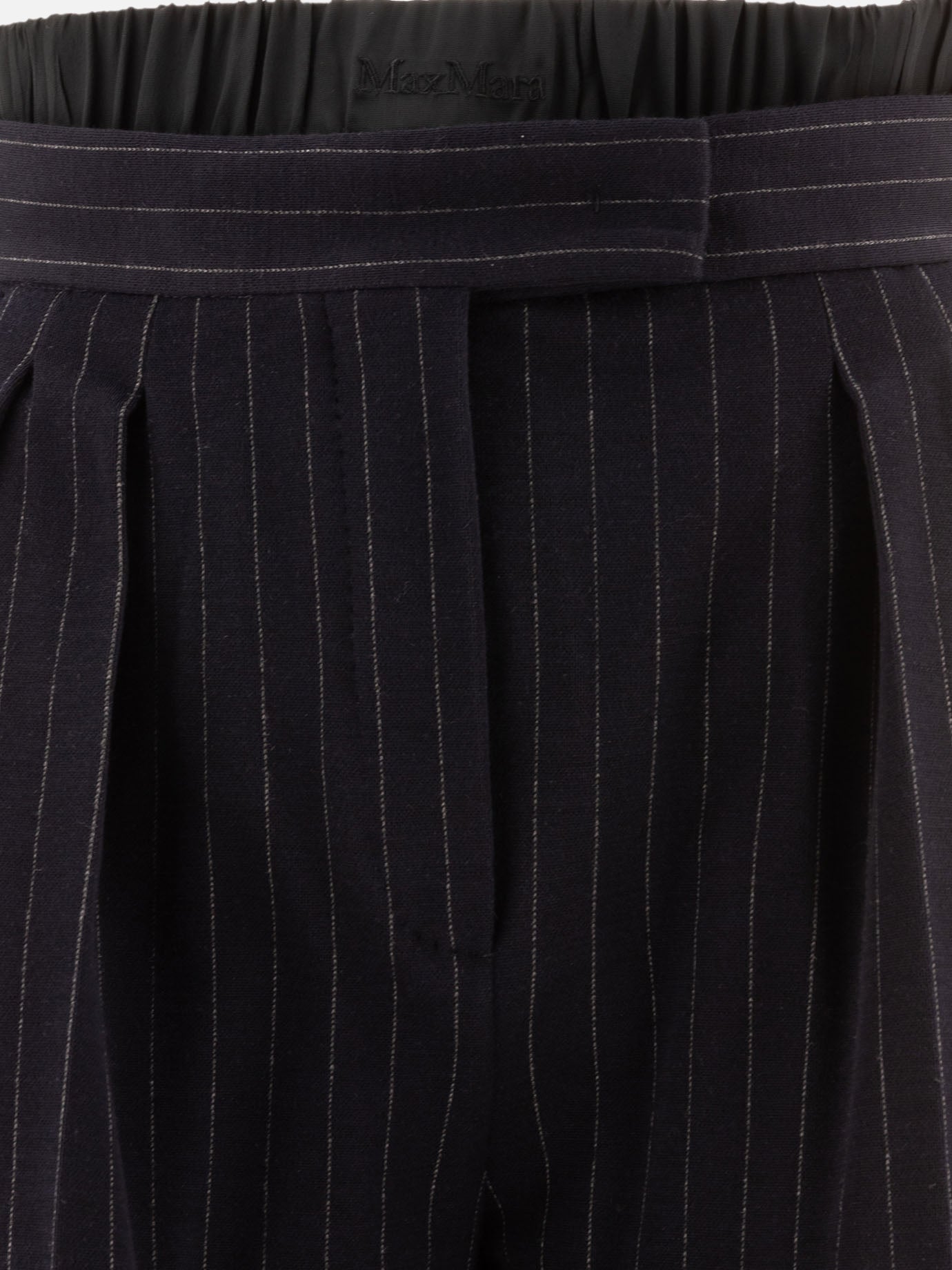 Max Mara "Piroghe" pinstriped trousers Blue