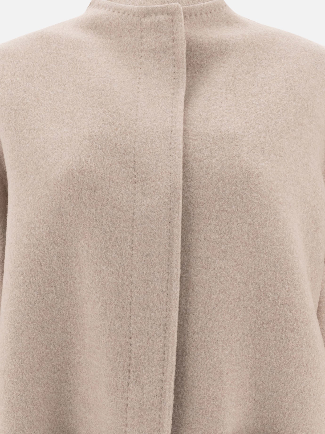 Max Mara Atelier Flared double cashmere coat Beige