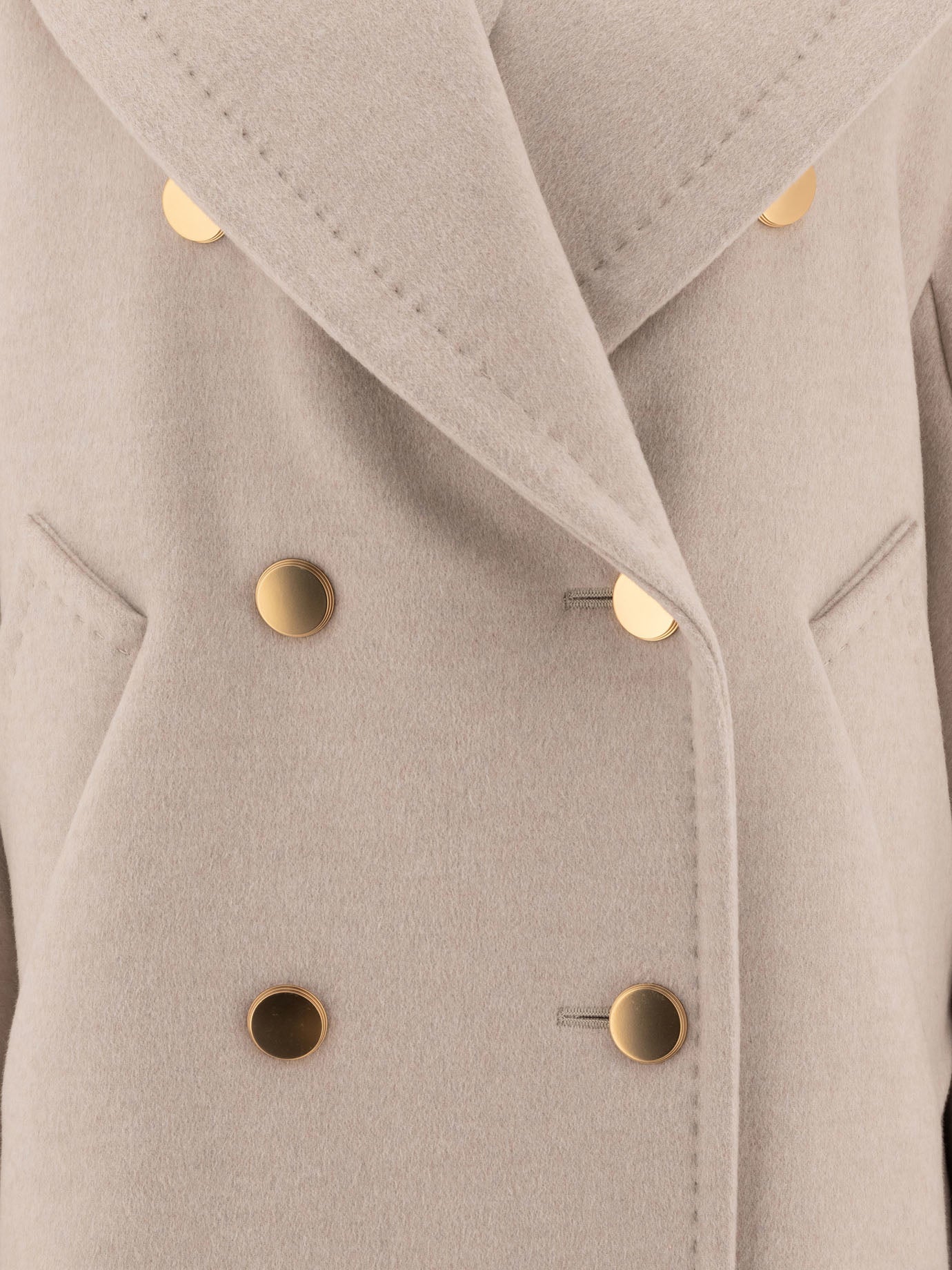 Max Mara Atelier Double cashmere coat Beige