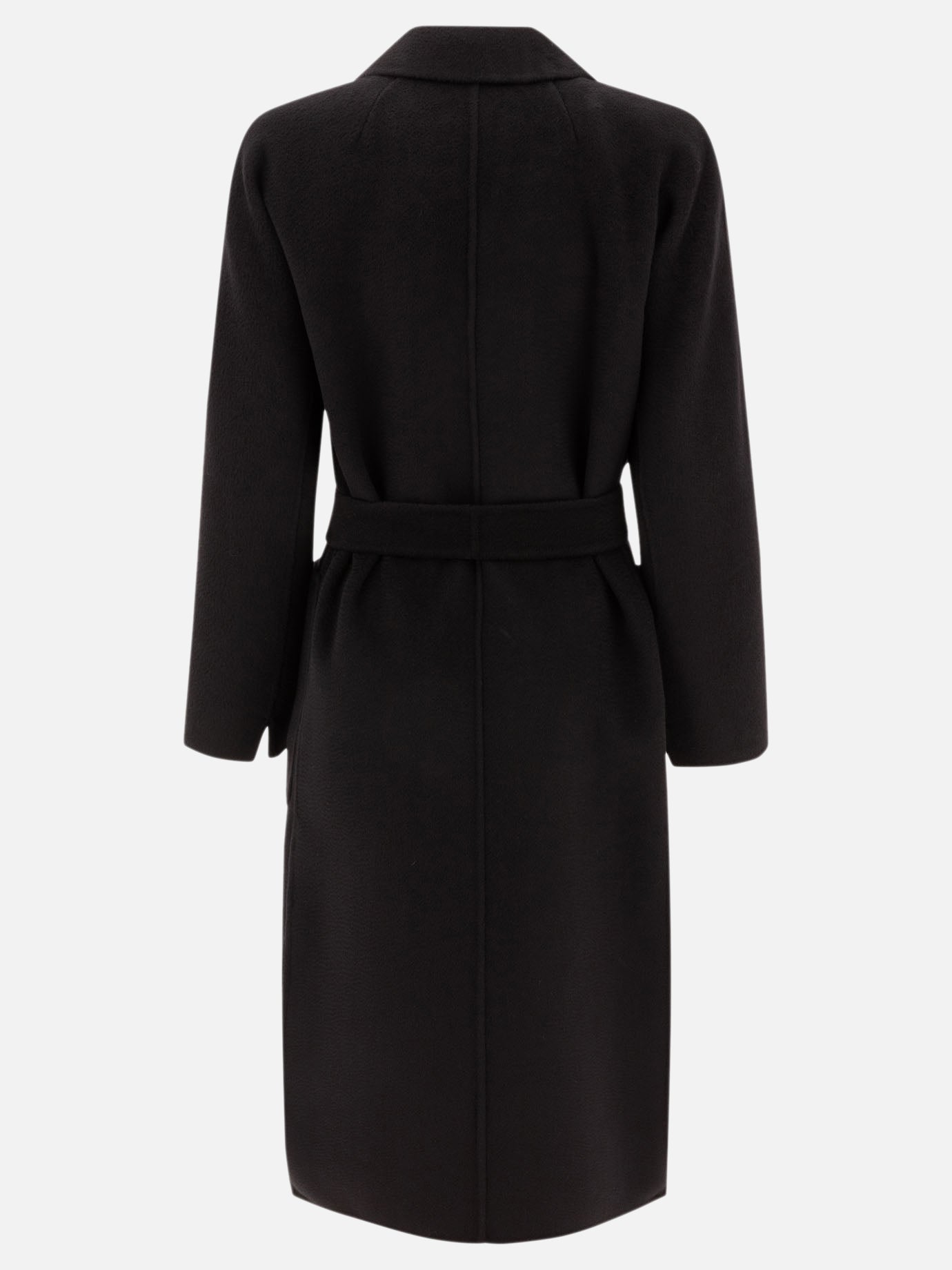 Max Mara S Wool and cashmere coat Black