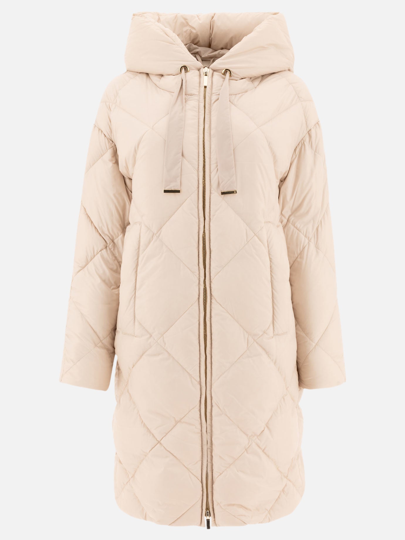Down coats Solid colour  Beige - Max Mara The Cube Women | PDP | VIETTI Online Store | thumbnail