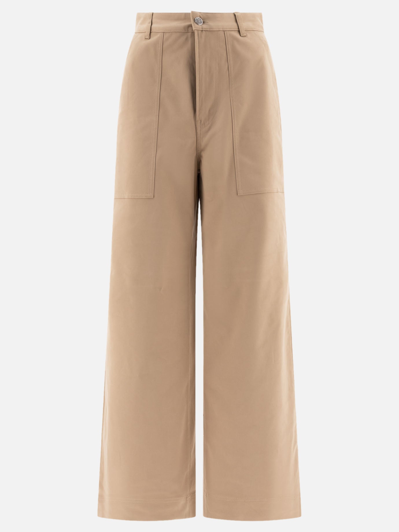 Moncler Gabardine trousers Beige