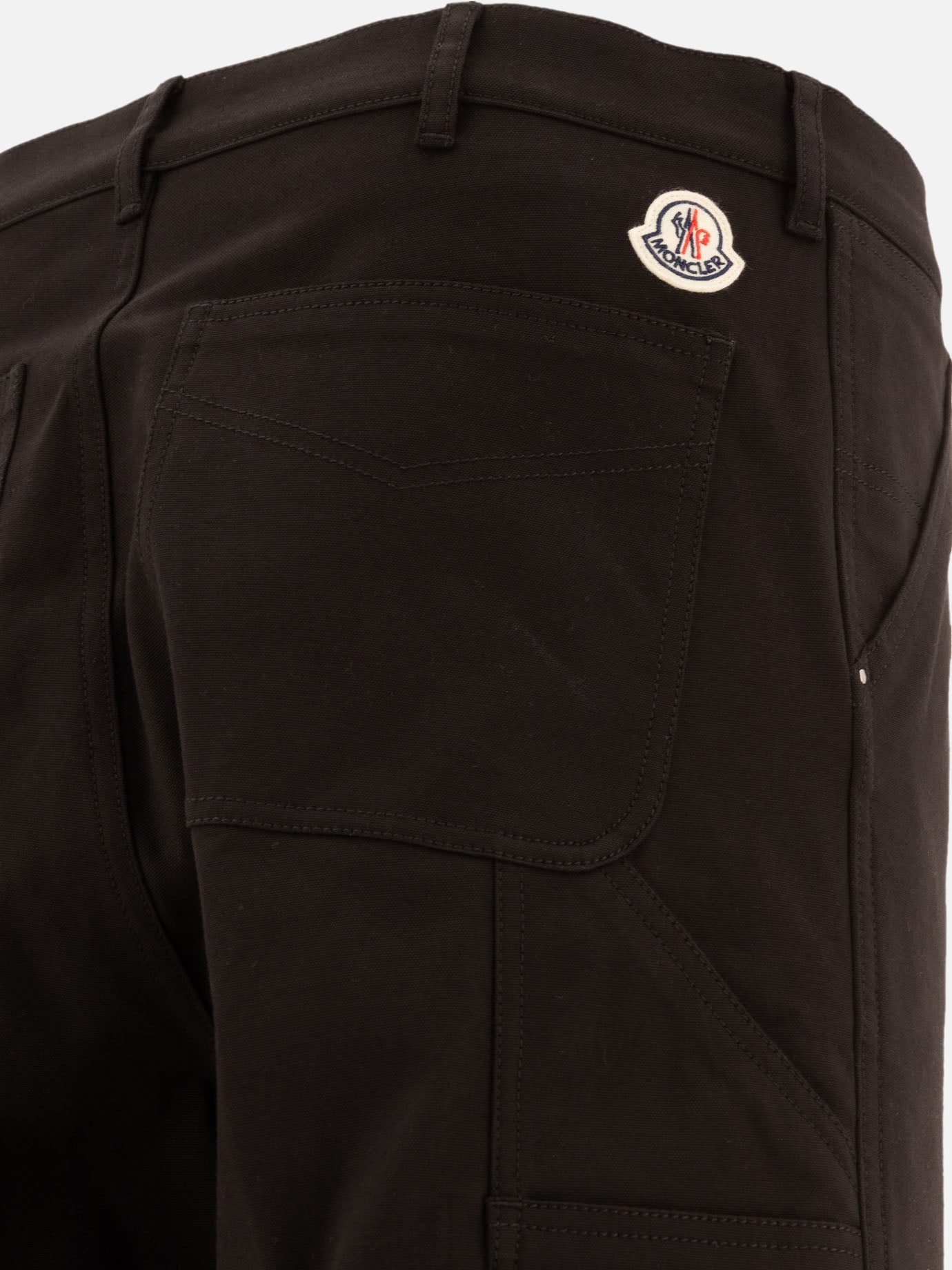 Moncler Canvas trousers Black