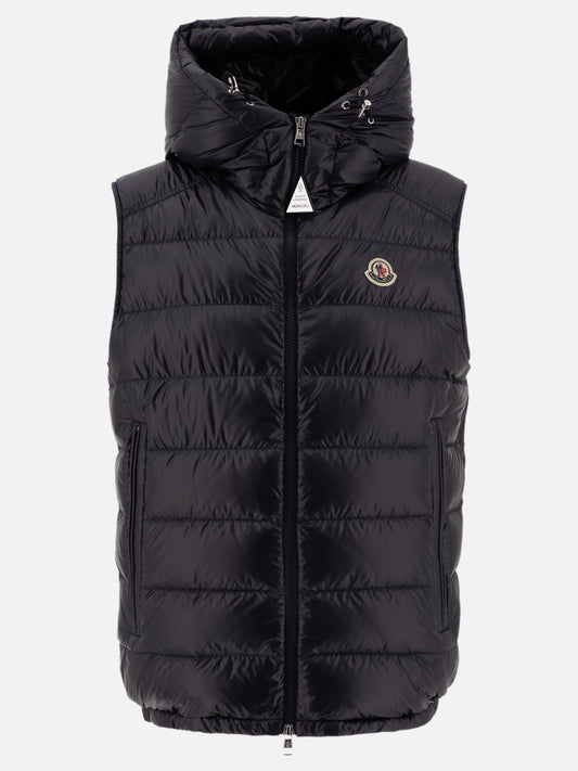 Vest jackets Solid colour  Blue - Moncler Men | PLP | VIETTI Online Store 
