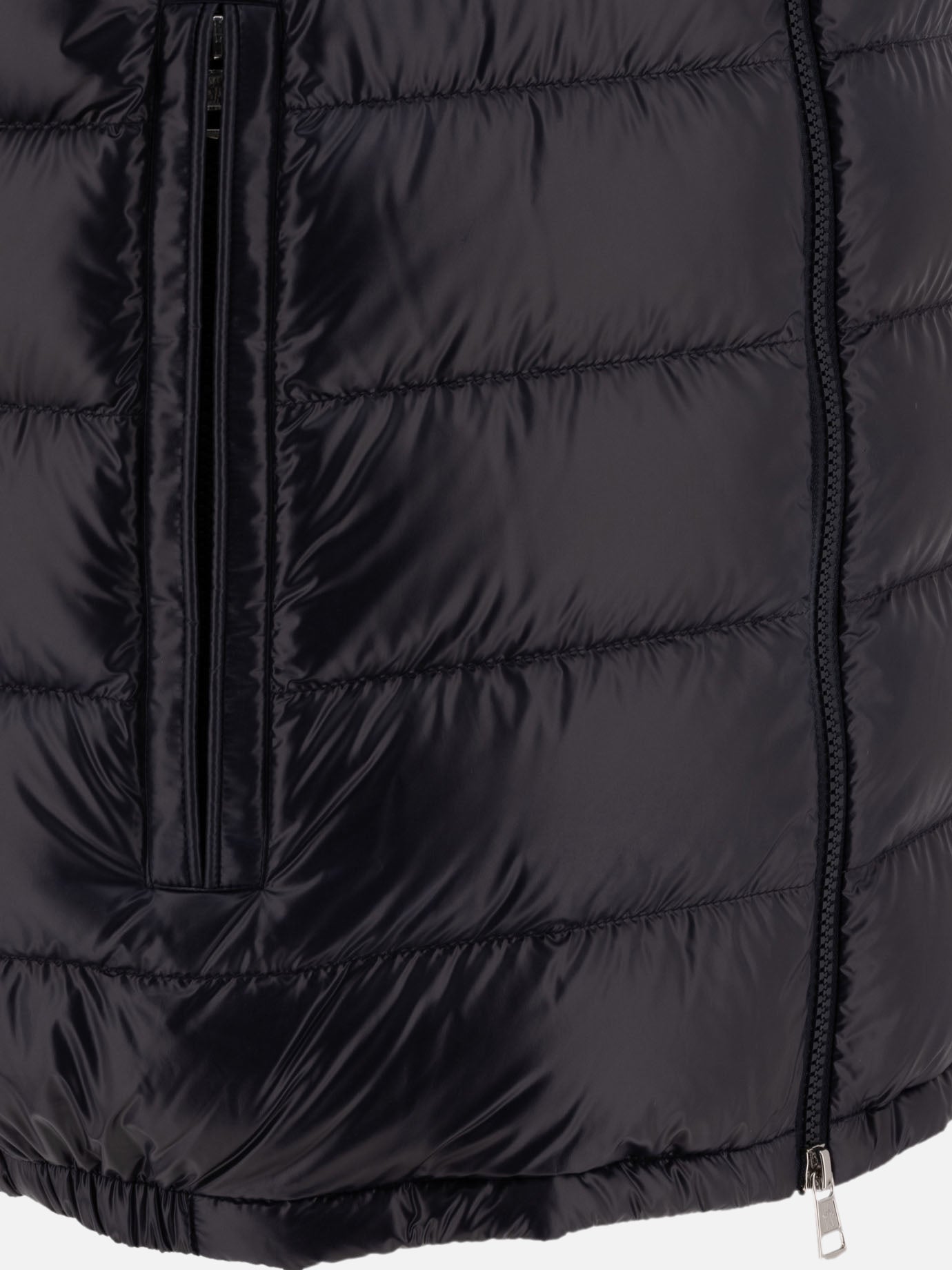 Vest jackets Solid colour  Blue - Moncler Men | PDP | VIETTI Online Store | thumbnail_4