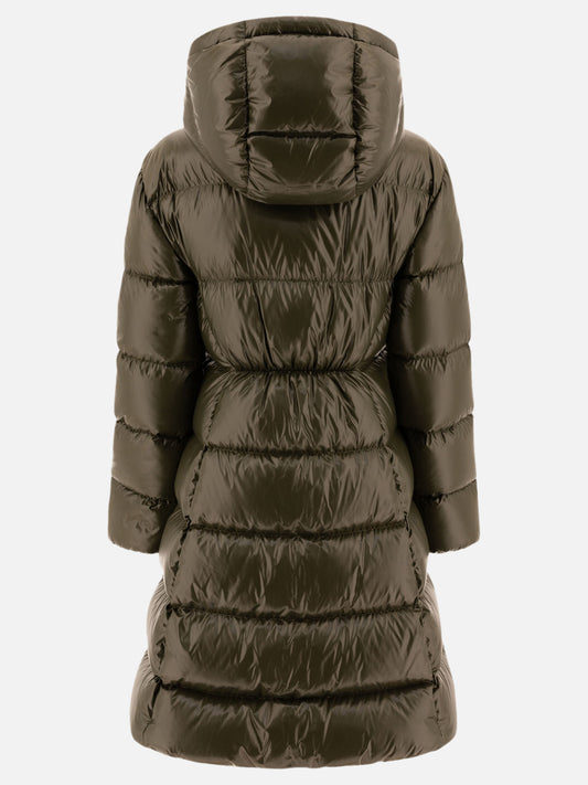 Down coats Solid colour  Green - Moncler Women | PLP | VIETTI Online Store | 2
