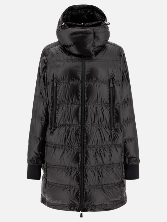 Down coats Solid colour  Black - Moncler Grenoble Women | PLP | VIETTI Online Store 
