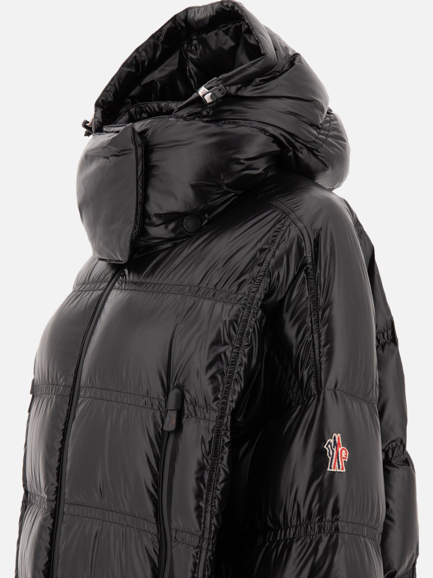 Down coats Solid colour  Black - Moncler Grenoble Women | PDP | VIETTI Online Store | thumbnail_4