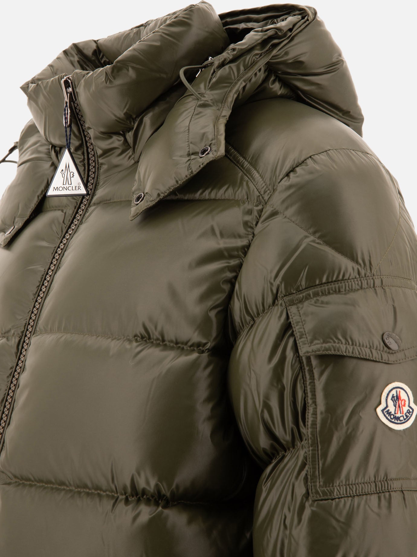 Moncler "Maya" down jacket Green