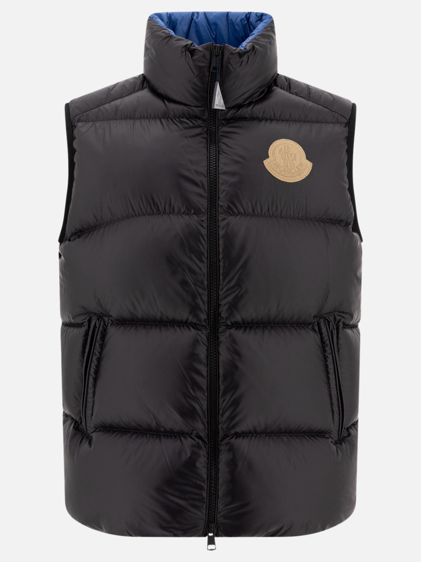 Vest jackets Solid colour  Black - Moncler Men | PDP | VIETTI Online Store | Zoom-Modal
