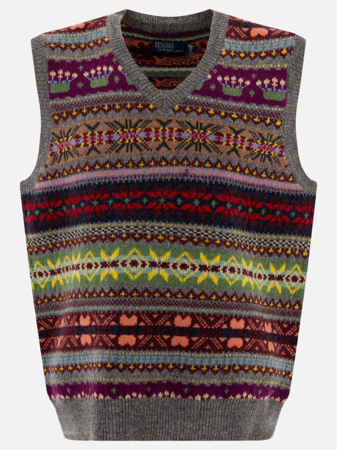 Polo Ralph Lauren "Fair Isle" vest Grey