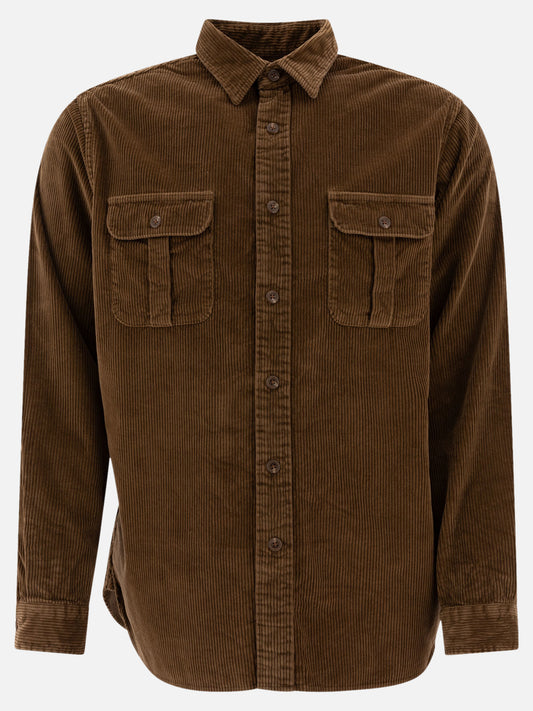 Polo Ralph Lauren Classic-Fit corduroy shirt Brown